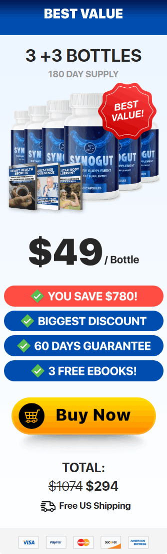 SynoGut price 6 bottle