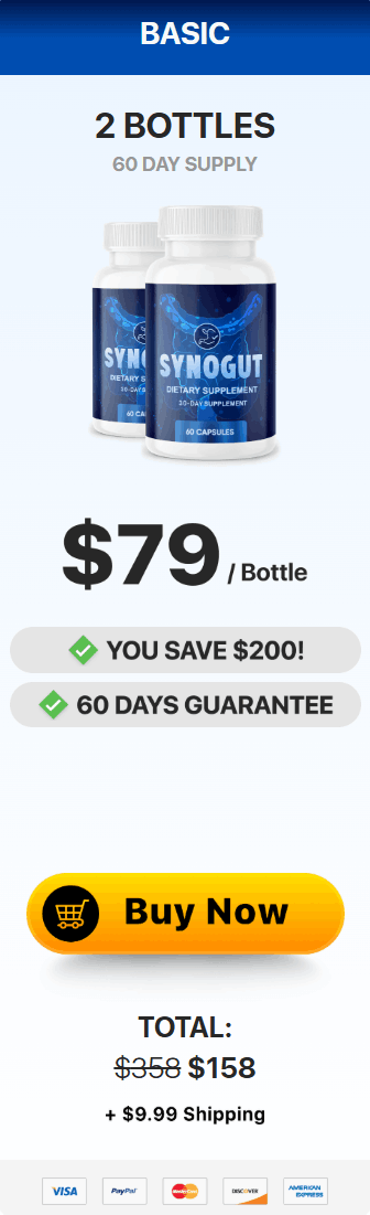 SynoGut 2 bottle price